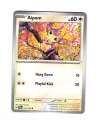 Aipom Common 137/167 Twilight Masquerade Pokemon