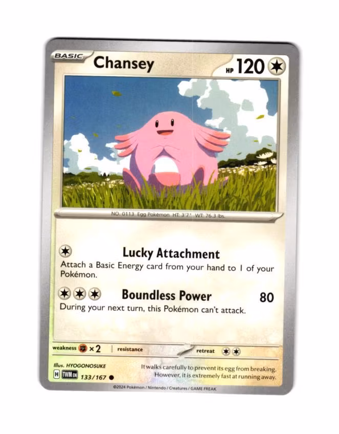 Chansey Common 133/167 Twilight Masquerade Pokemon
