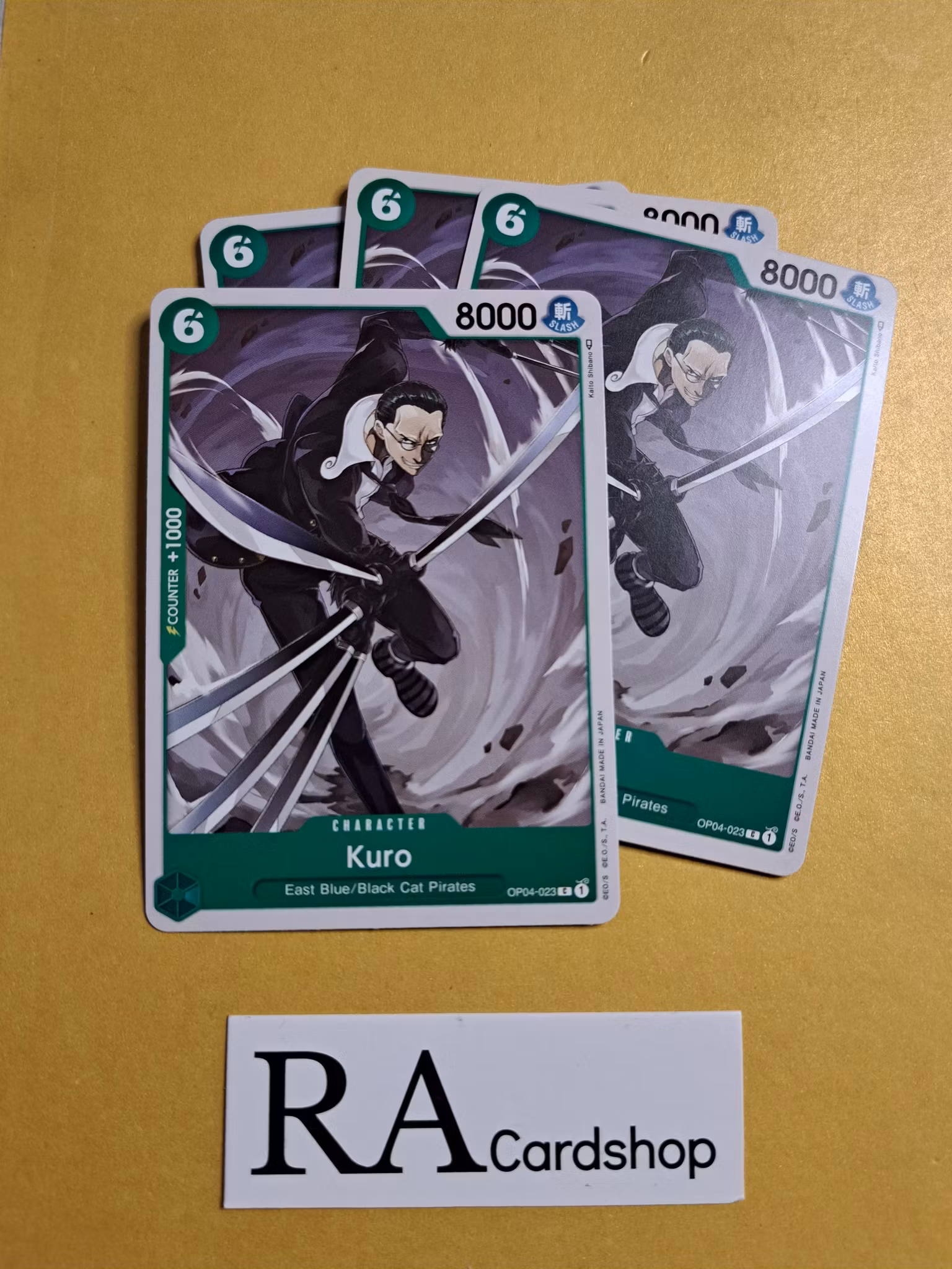 Kuzo Common Playset OP04-023 Kingdoms of Intrigue OP04 One Piece Card Game