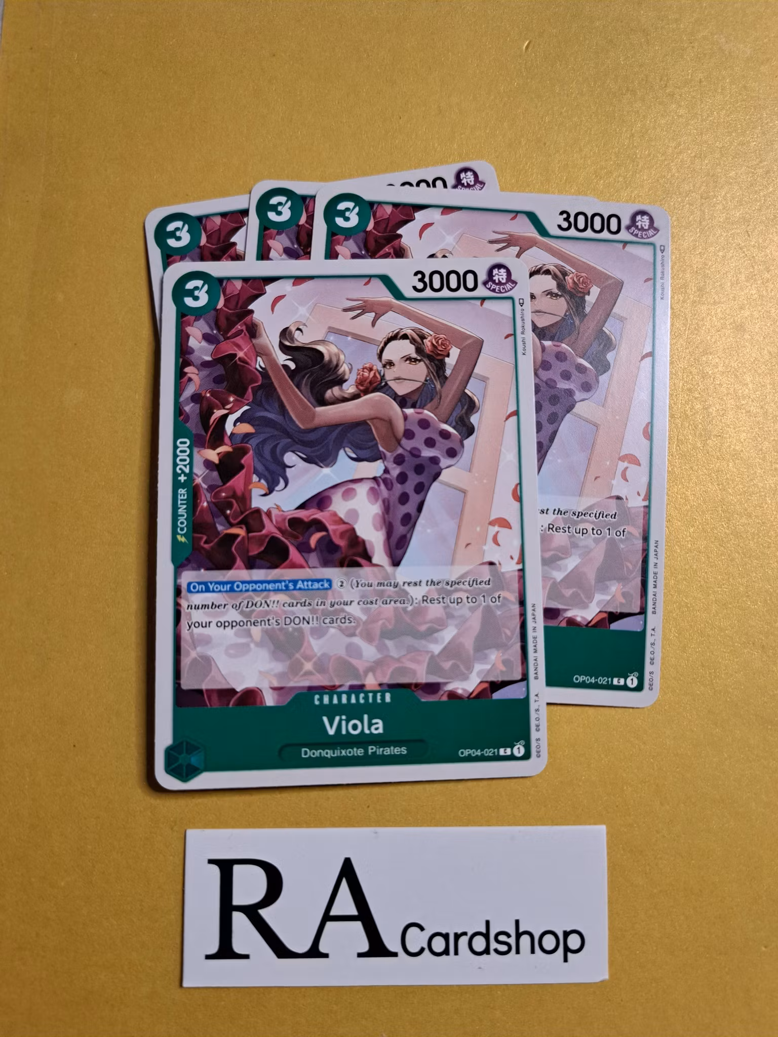Viola Common Playset OP04-021 Kingdoms of Intrigue OP04 One Piece Card Game