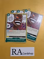 The Weak Do Not Have the Right to Choose How They Die!!! Common Playset OP04-038 Kingdoms of Intrigue OP04 One Piece Card Game