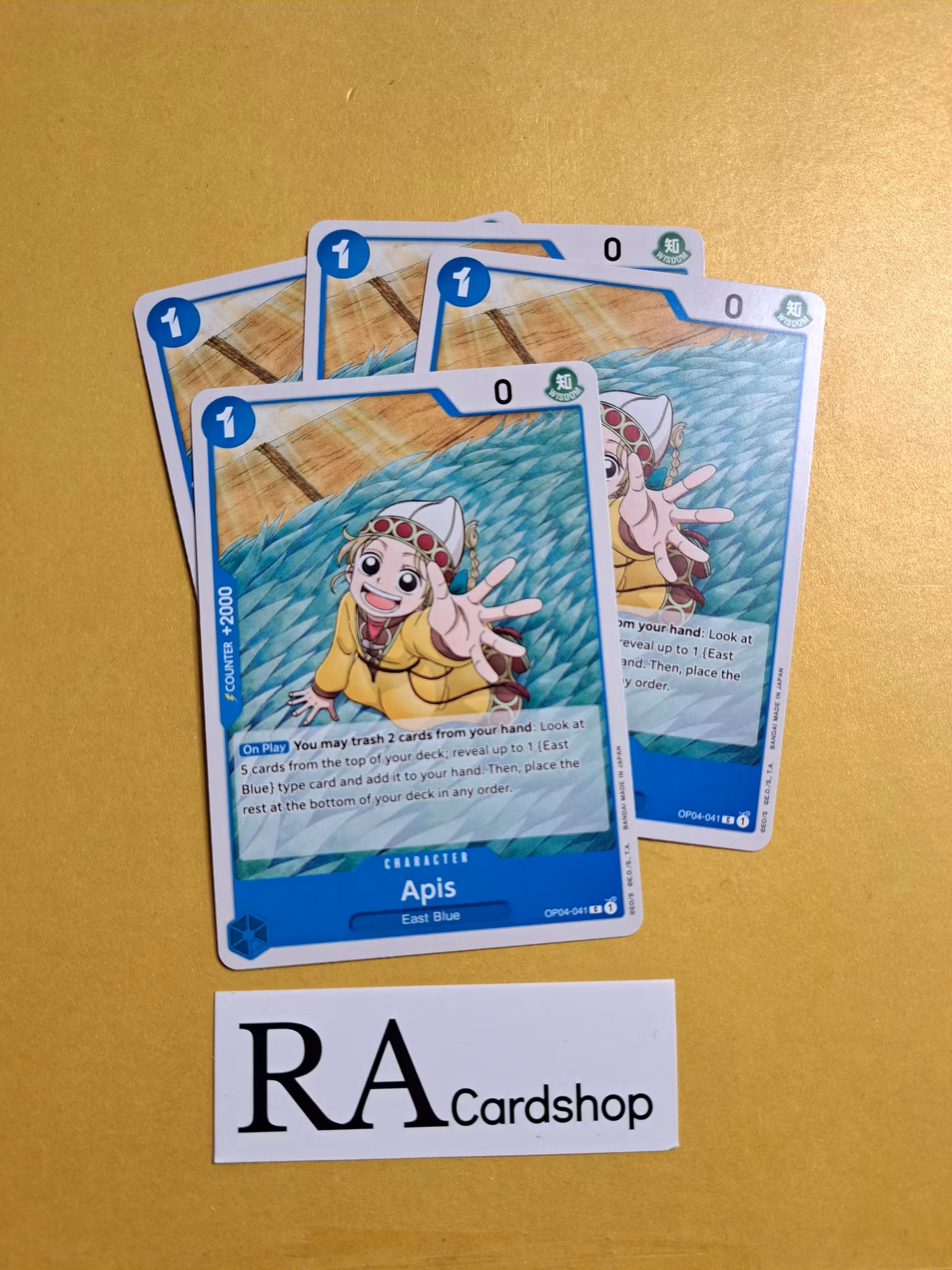 Apis Common Playset OP04-041 Kingdoms of Intrigue OP04 One Piece Card Game