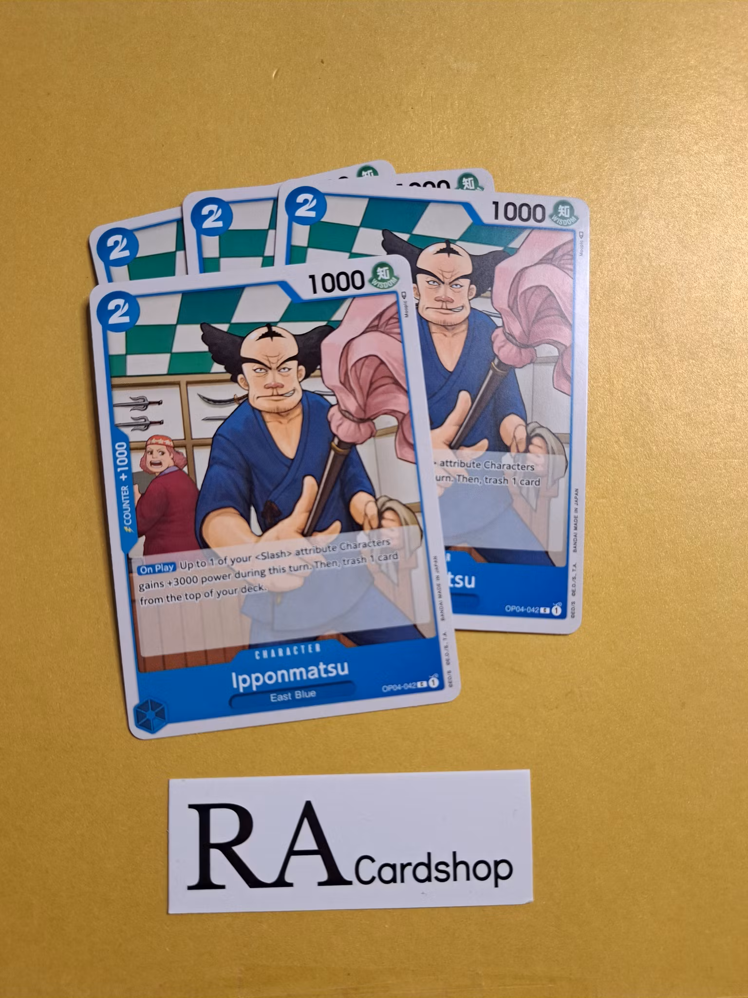 Ipponmatsu Common Playset OP04-042 Kingdoms of Intrigue OP04 One Piece Card Game