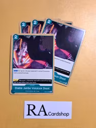 Diable Jambe Venasion Shoot Uncommon Playset OP02-046 Paramount War One Piece Card Game