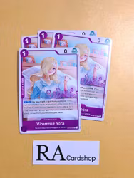 Vinsmoke Sora Uncommon Playset OP06-063 Wings of the Captain OP06 One Piece Card Game