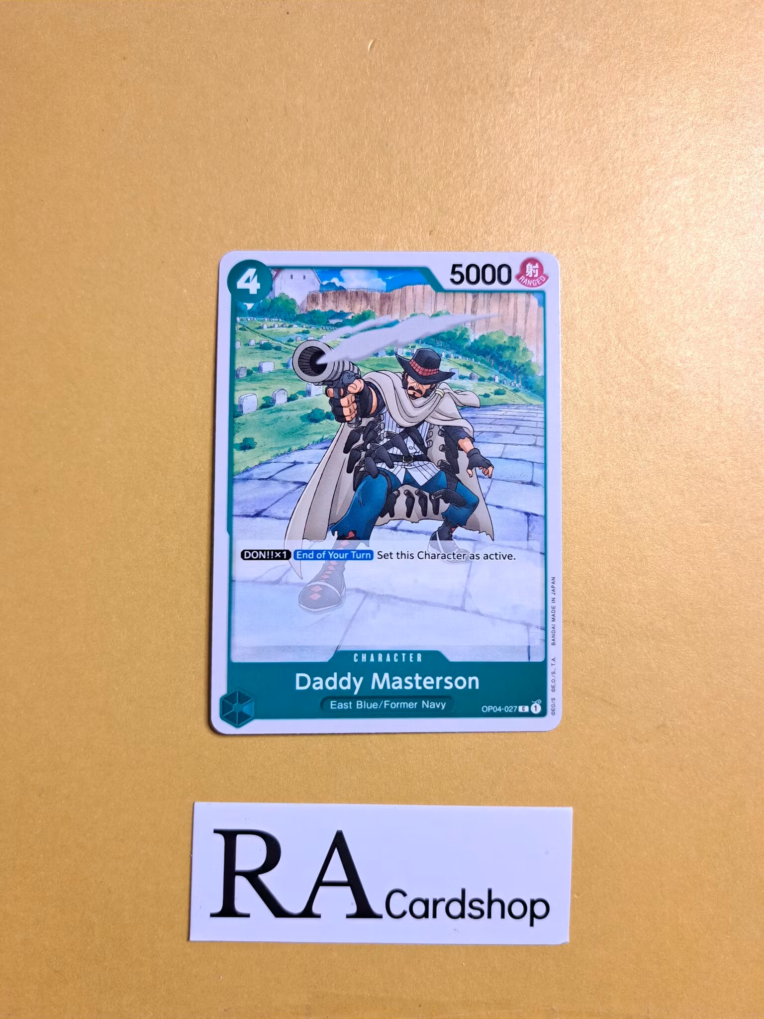 Daddy Masterson Common OP04-027 Kingdoms of Intrigue OP04 One Piece Card Game