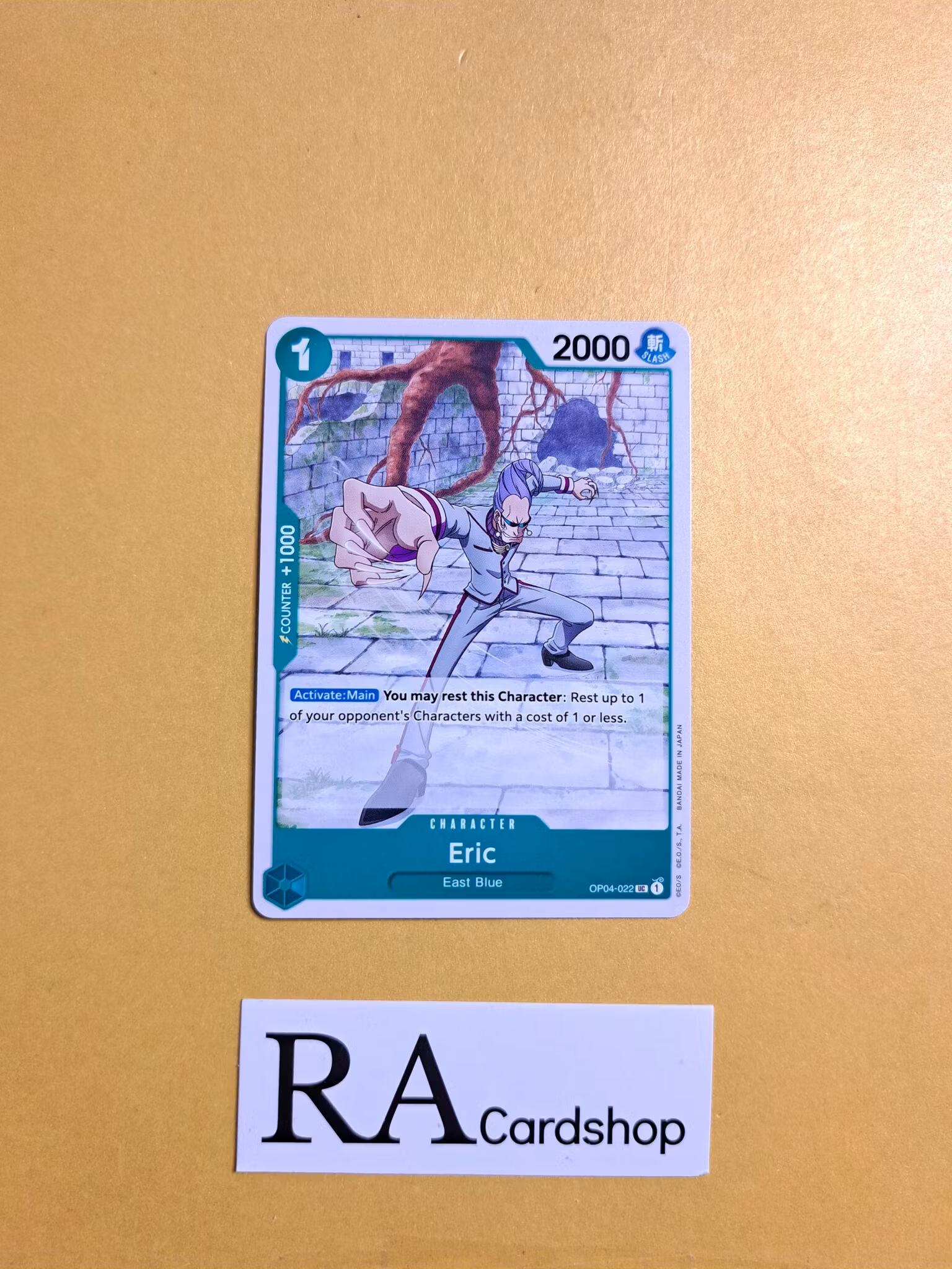 Eric Uncommon OP04-022 Kingdoms of Intrigue OP04 One Piece Card Game