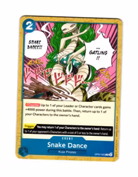 Snake Dance Common OP07-055 500 Years Into The Future One Piece