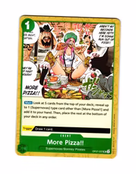 More Pizza Uncommon OP07-037 500 Years Into The Future One Piece