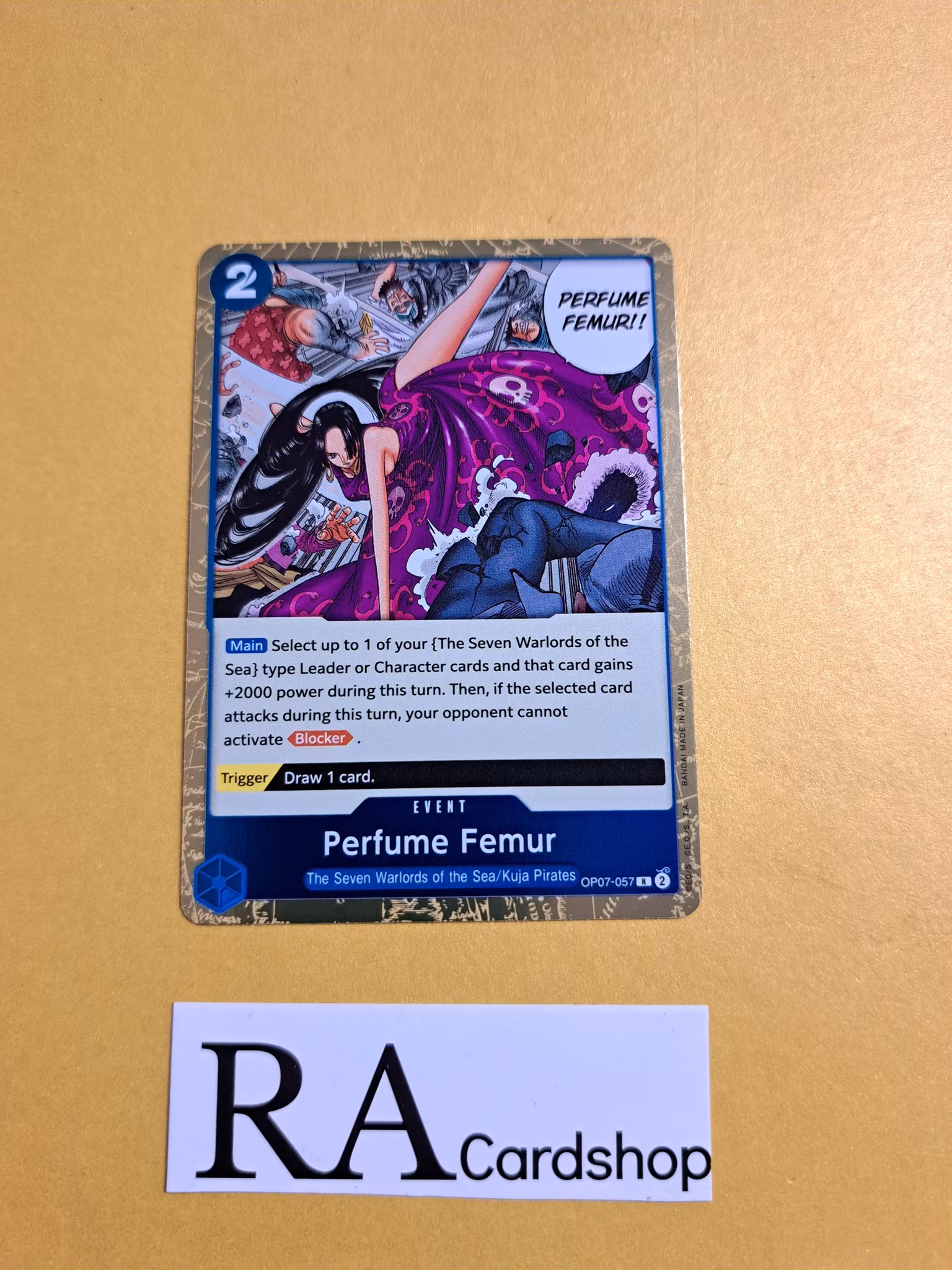 Perfume Femur Rare Foil OP07-057 500 Years Into The Future One Piece Card Game