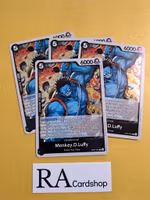 Monkey.D.Luffy Rare Foil OP07-091 500 Years Into The Future One Piece Card Game