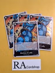 Monkey.D.Luffy Rare Foil OP07-091 500 Years Into The Future One Piece Card Game