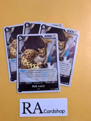 Rob Lucci Rare Foil Playset OP07-093 500 Years Into The Future One Piece Card Game