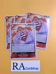 Curly.Dadan Rare Foil OP07-004 500 Years Into The Future One Piece Card Game