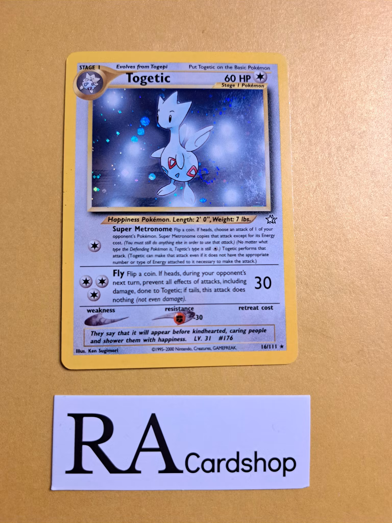 Togetic Holo Rare 16/111 Neo Genesis Pokemon
