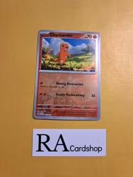 Charmander Reverse Holo Common 007/091 Paldean Fates Pokemon