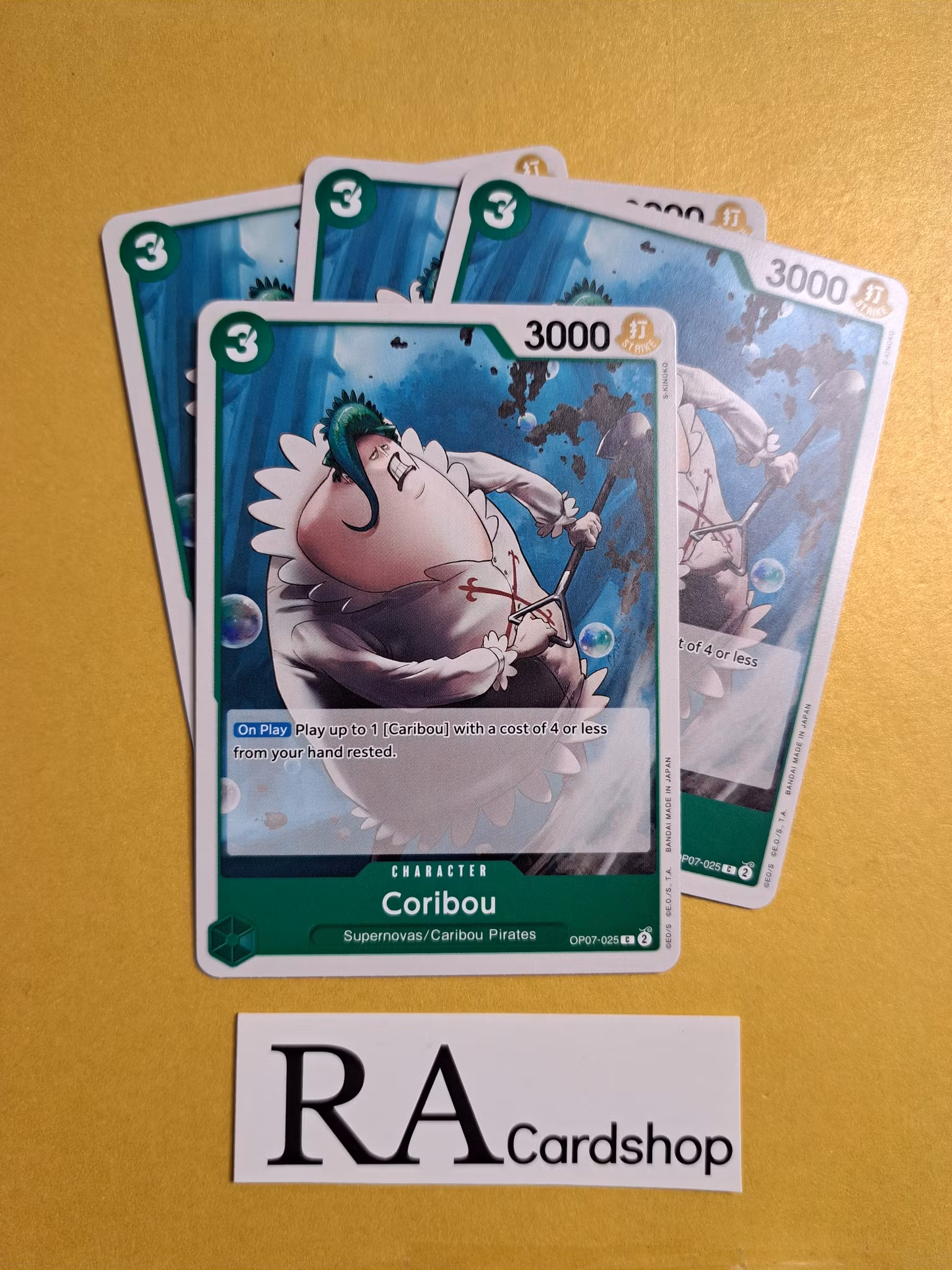 Coribou Common OP07-025 500 Years Into The Future One Piece Card Game