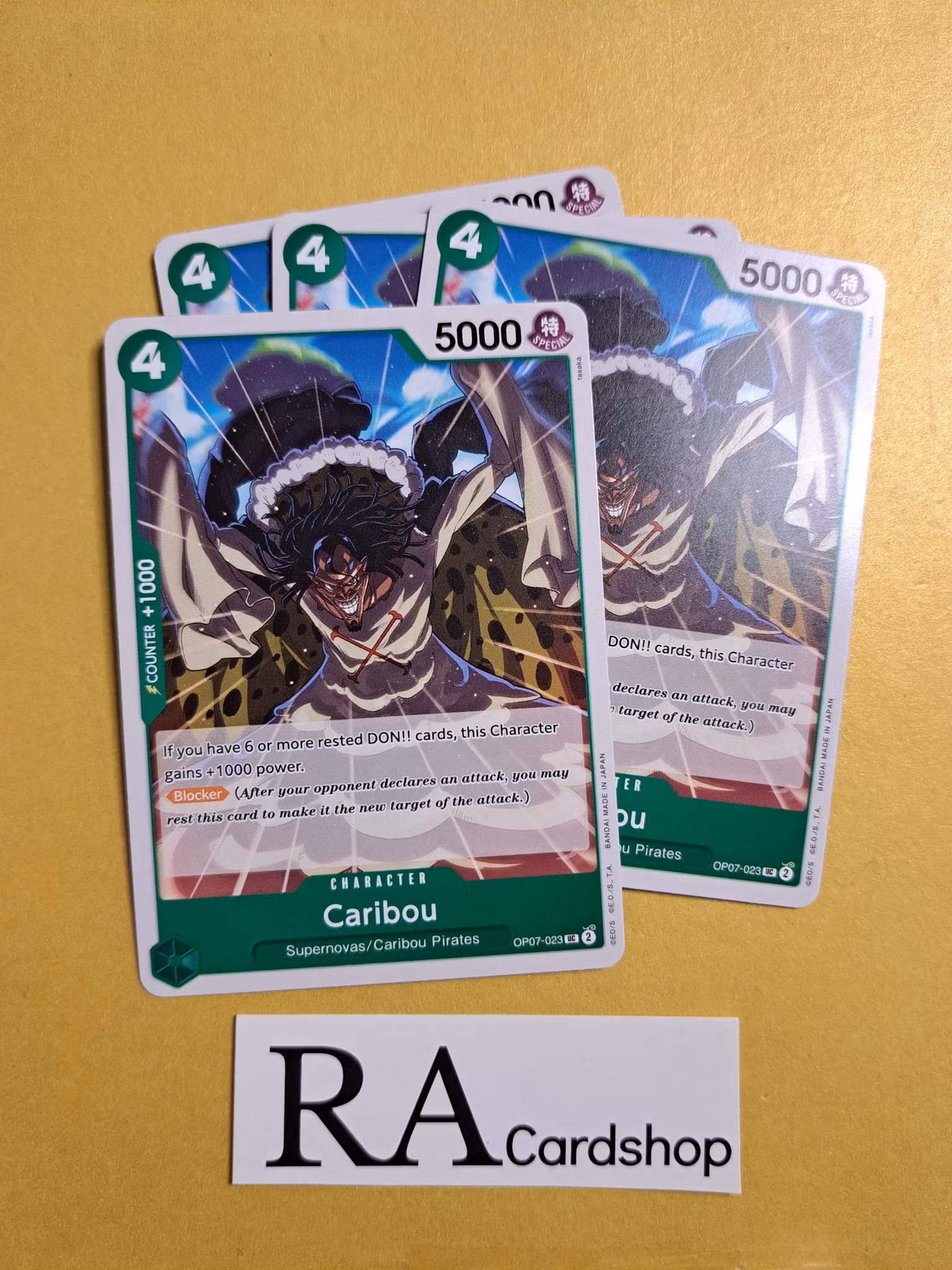 Caribou Uncommon OP07-023 500 Years Into The Future One Piece Card Game