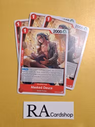 Masked Deuce Uncommon Full Playset OP07-013 500 Years Into The Future One Piece Card Game