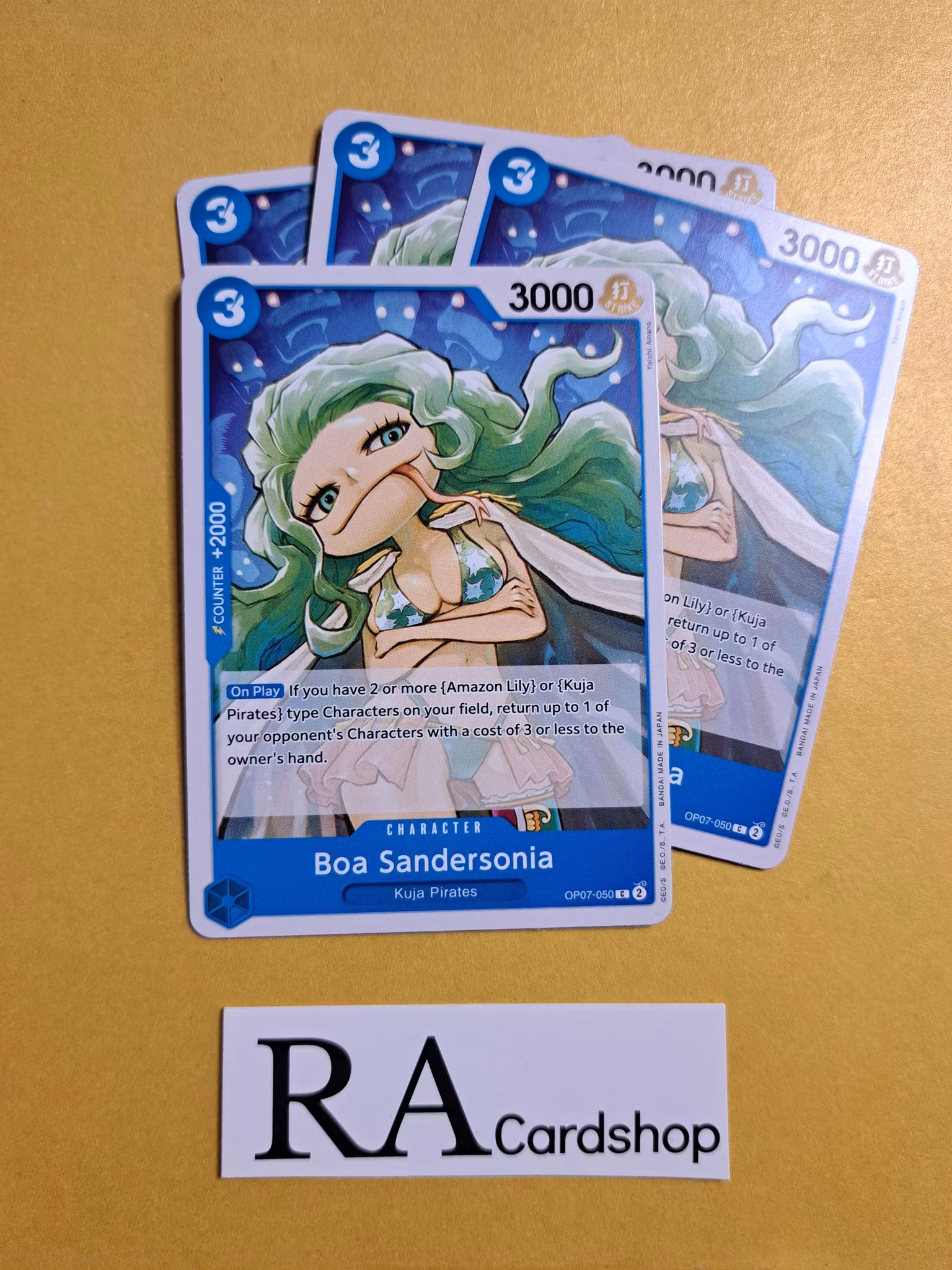 Boa Sandersonia Common OP07-050 500 Years Into The Future One Piece Card Game