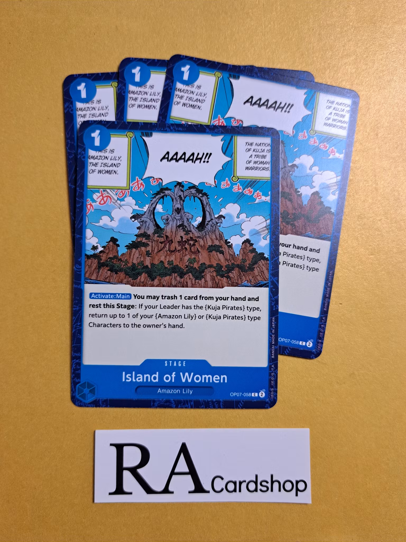 Island of Women Common OP07-058 500 Years Into The Future One Piece Card Game