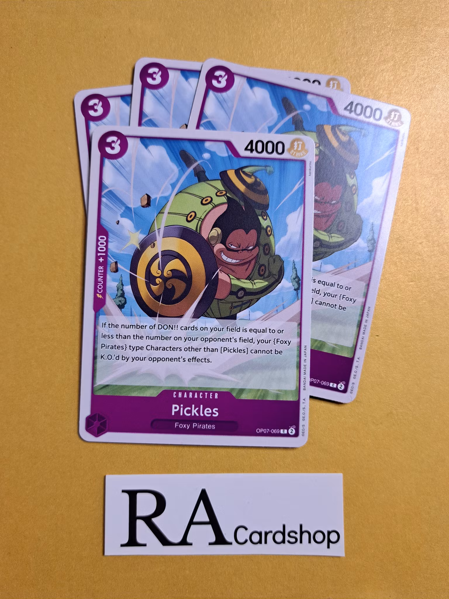 Pickles Common OP07-069 500 Years Into The Future One Piece Card Game