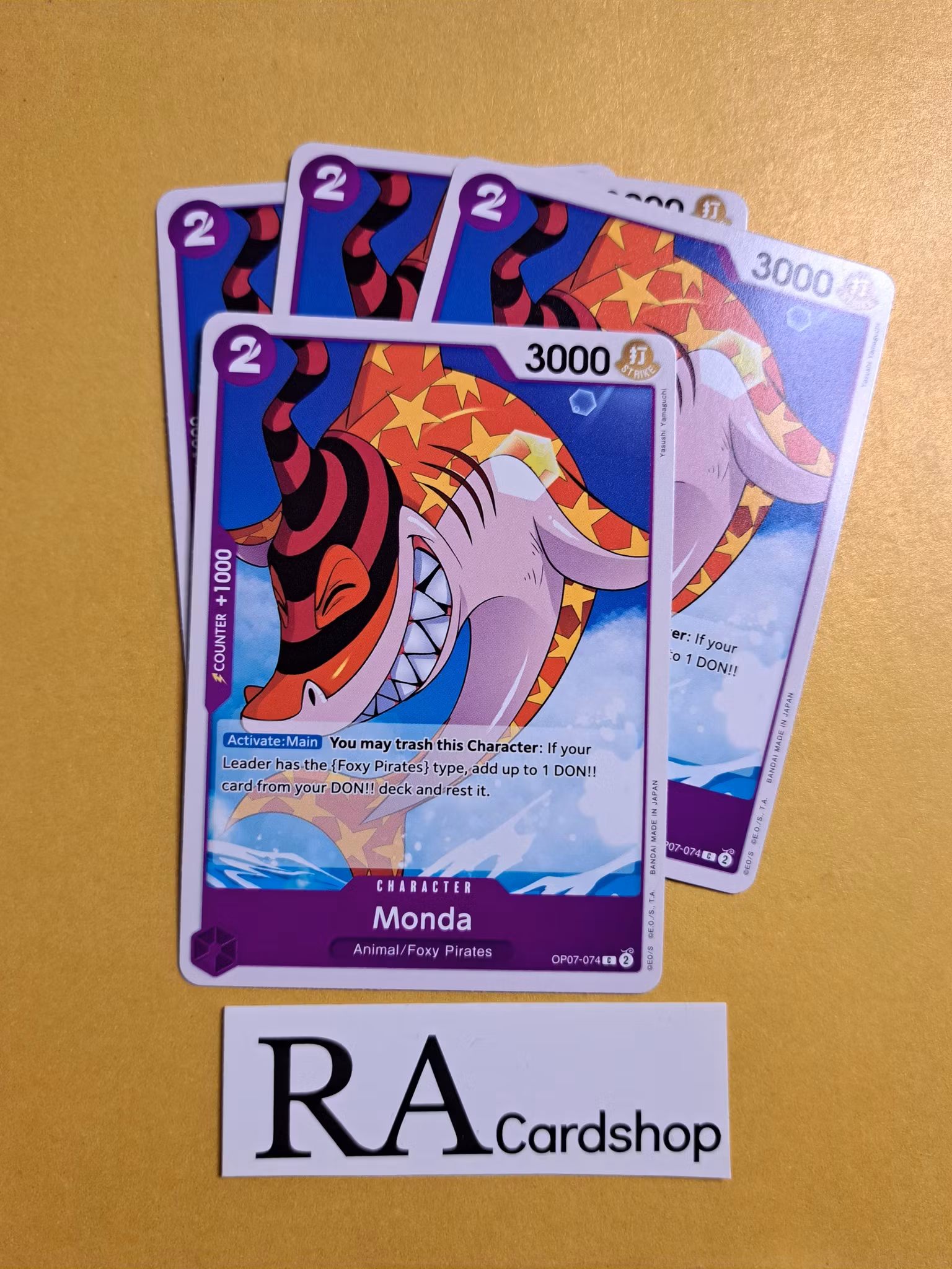 Monda Common OP07-074 500 Years Into The Future One Piece Card Game