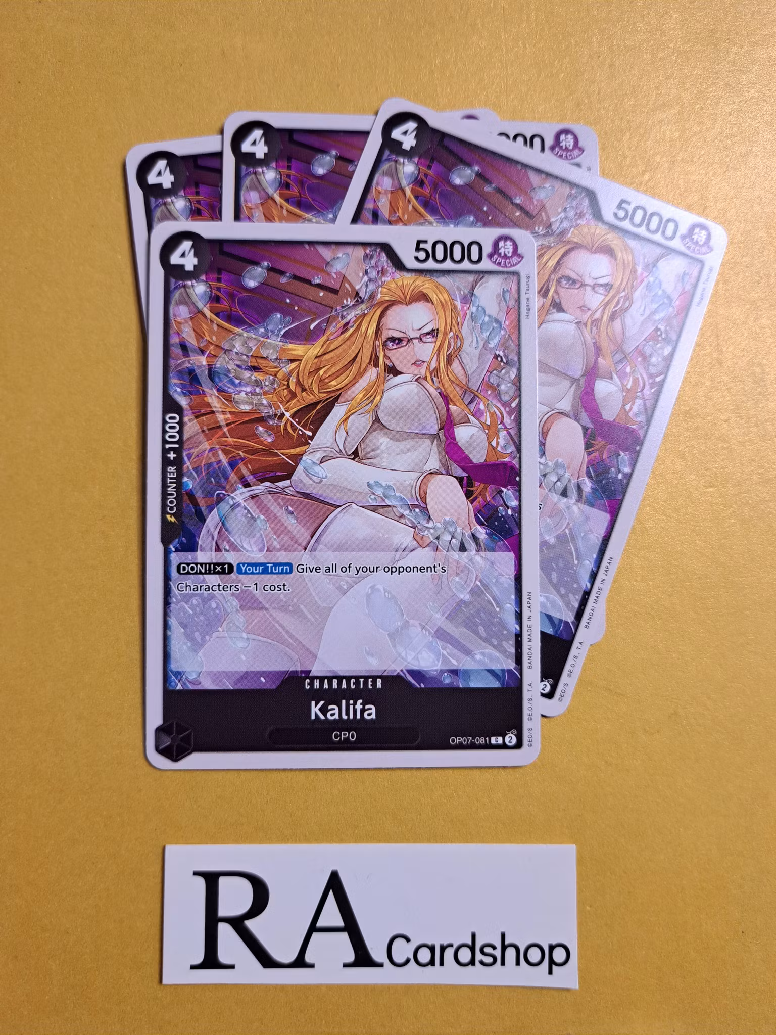 Kalifa Common OP07-081 500 Years Into The Future One Piece Card Game