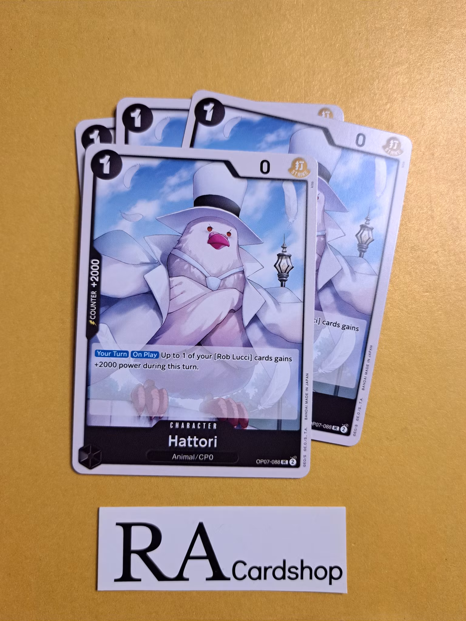 Hattori Uncommon Playset OP07-088 500 Years Into The Future One Piece Card Game