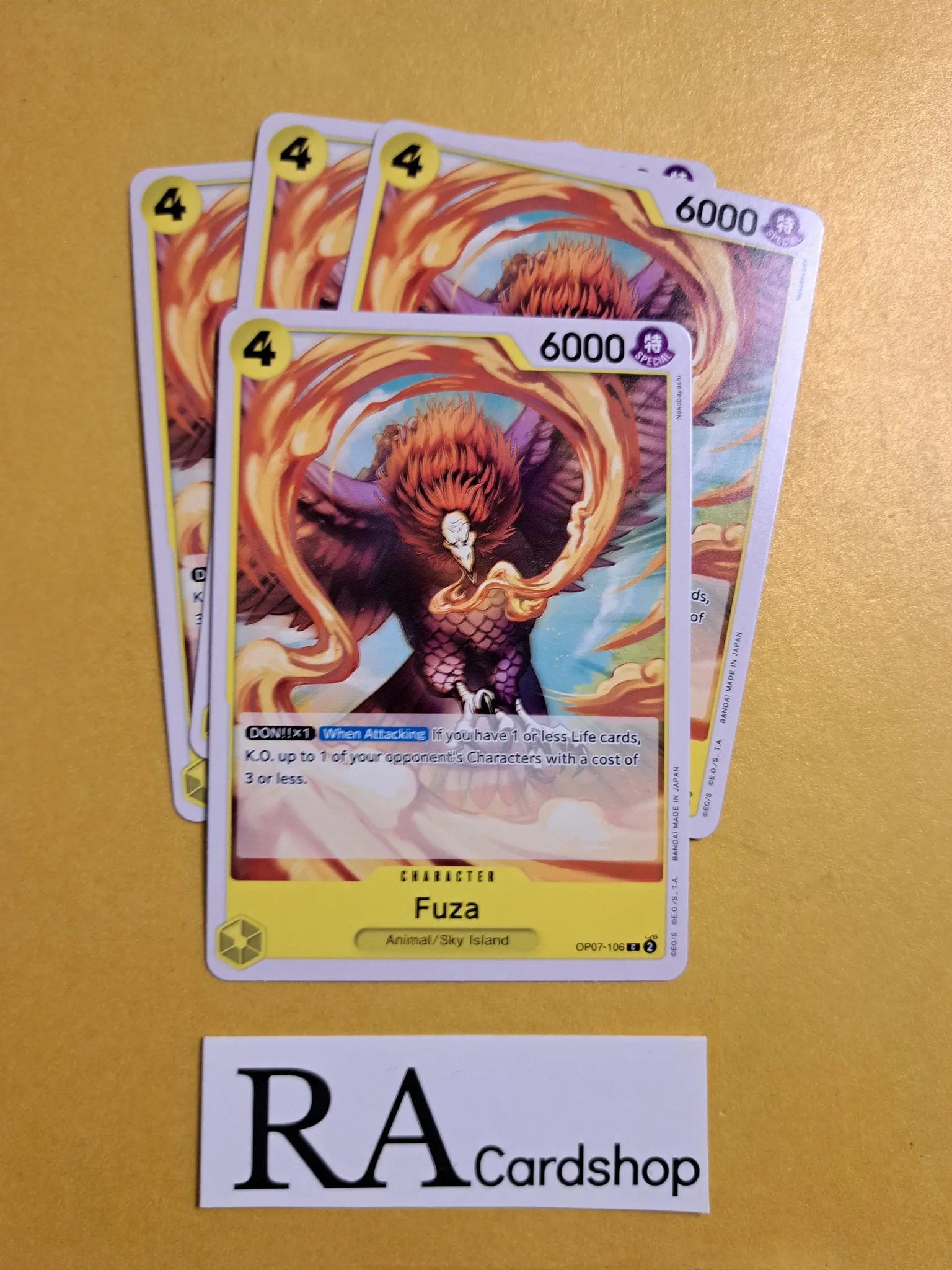 Fuza Common OP07-106 500 Years Into The Future One Piece Card Game - RA ...