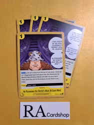 He Possesses the Worlds Most Brilliant Mind Uncommon OP07-114 500 Years Into The Future One Piece Card Game