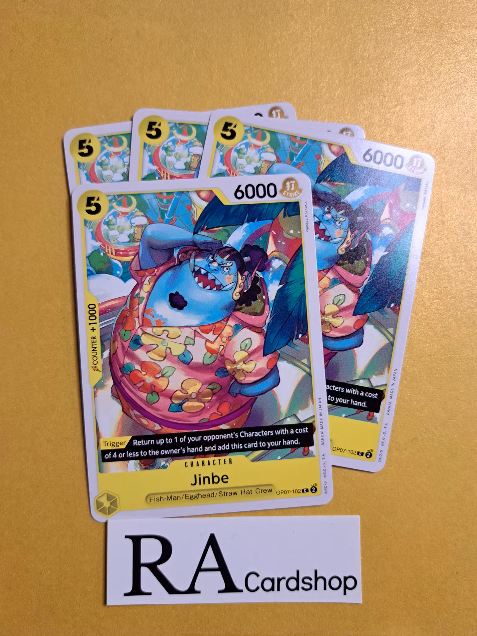 Jinbe Common OP07-102 500 Years Into The Future One Piece Card Game