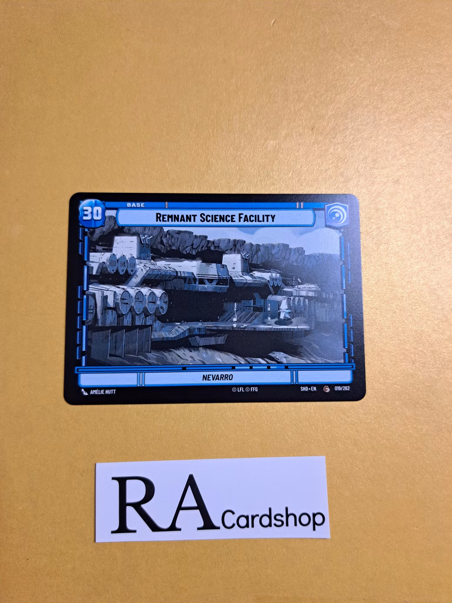 Remnant Science Facility / Shield Token Common 019/262 Shadows of the Galaxy Star Wars Unlimited TCG