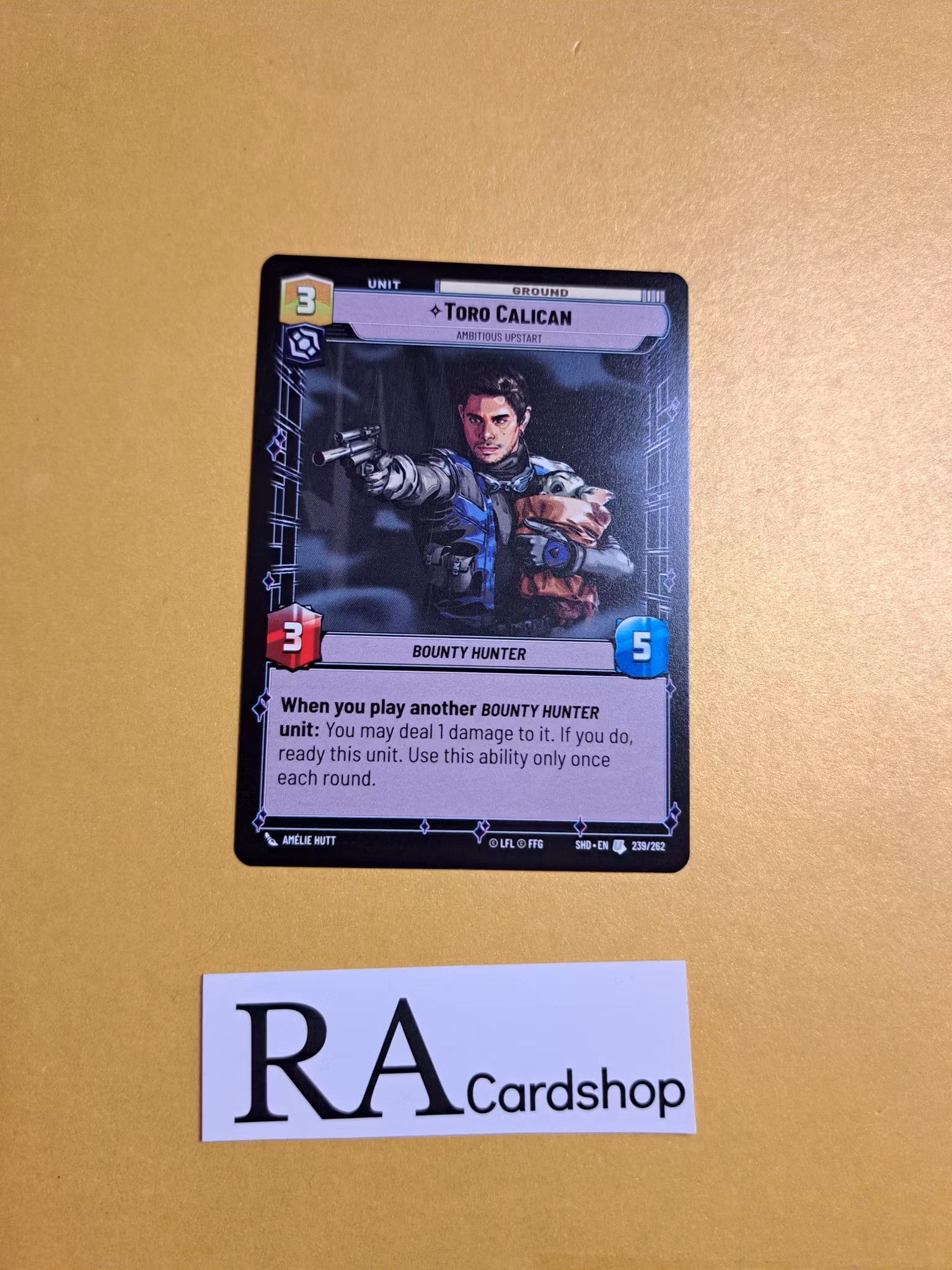 Toro Calican Uncommon 239/262 Shadows of the Galaxy Star Wars Unlimited TCG