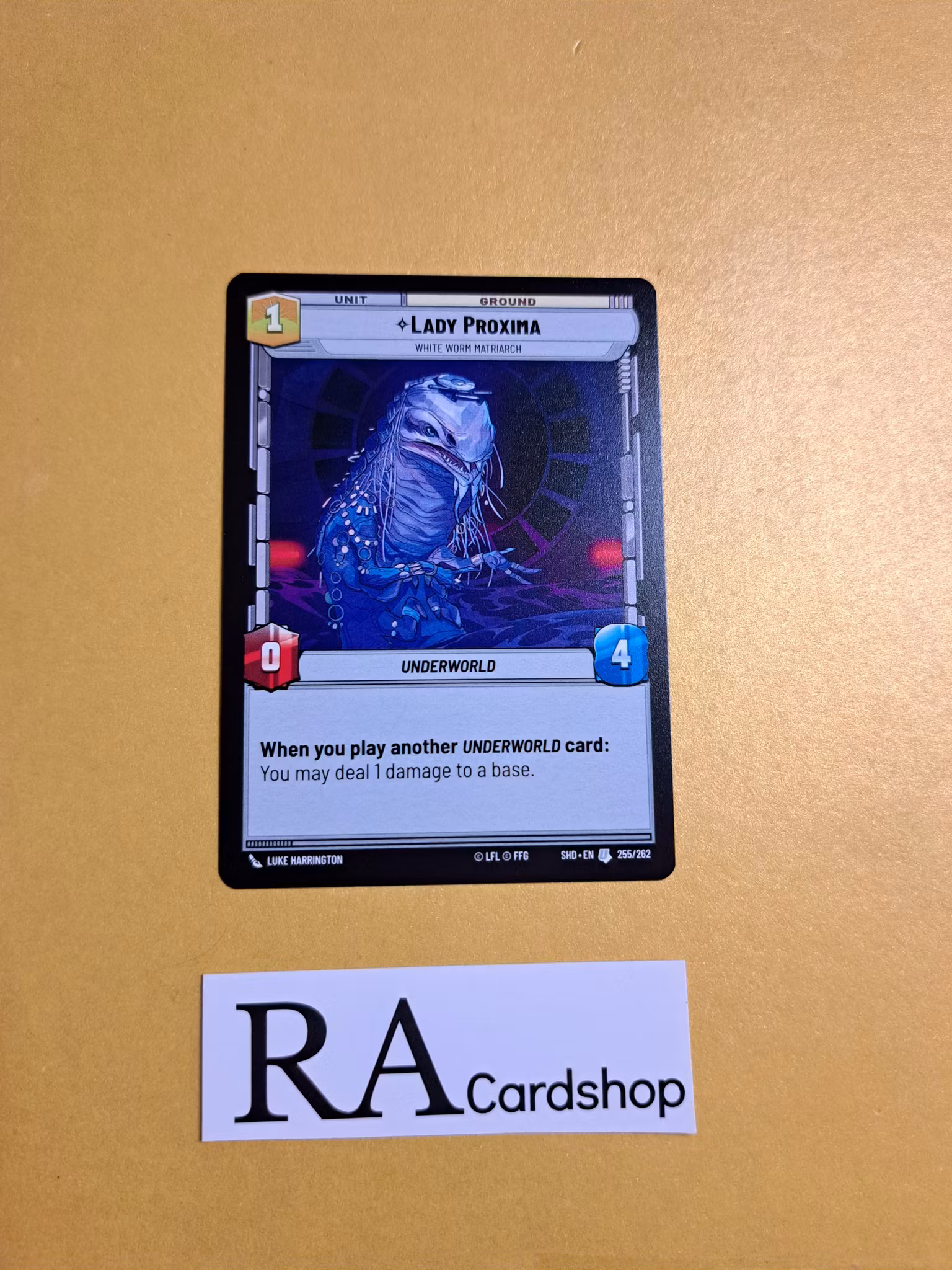Lady Proxima Uncommon 255/262 Shadows of the Galaxy Star Wars Unlimited TCG