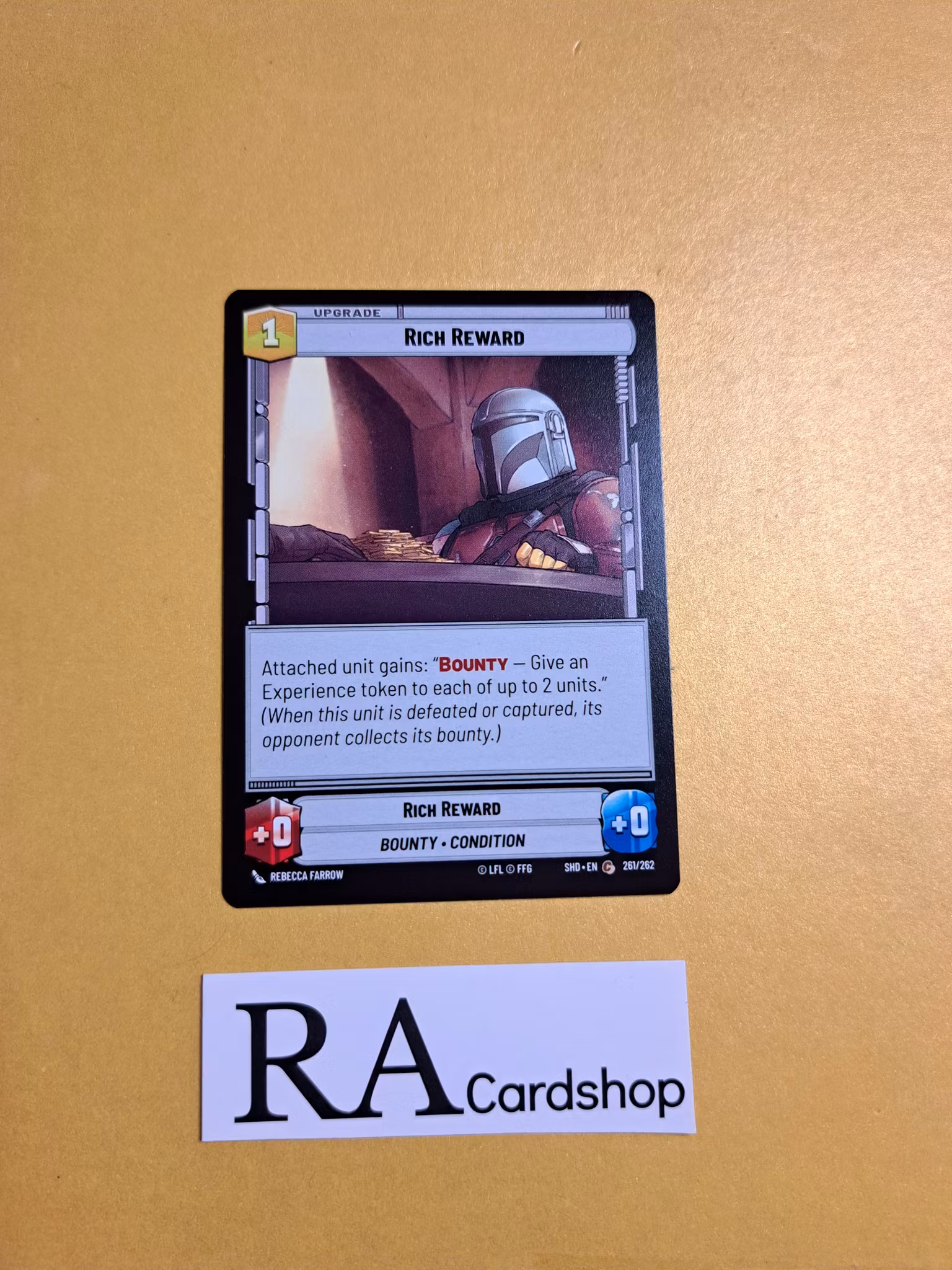 Rich Reward Common 261/262 Shadows of the Galaxy Star Wars Unlimited TCG