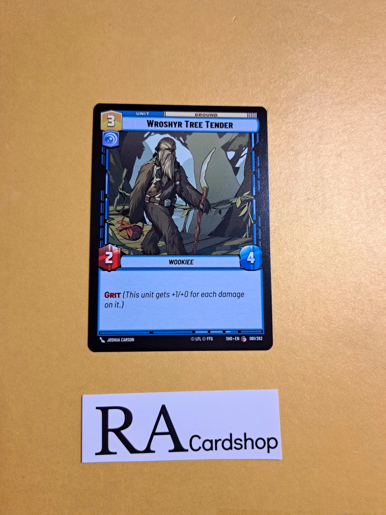 Wroshyr Tree Tender Common 061/262 Shadows of the Galaxy Star Wars Unlimited TCG