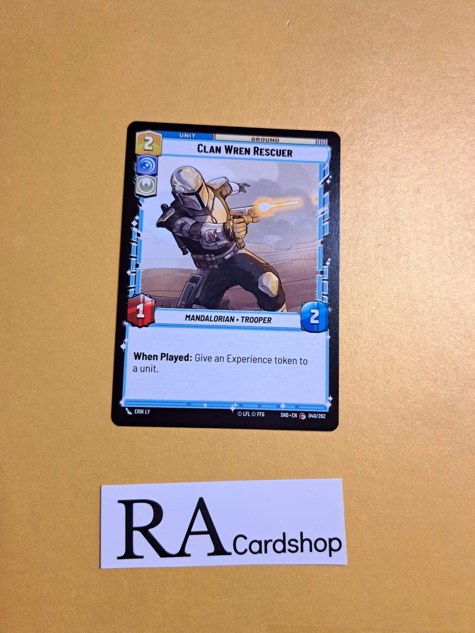 Clan Wren Rescuer Common 040/262 Shadows of the Galaxy (SHD) Star Wars Unlimited TCG