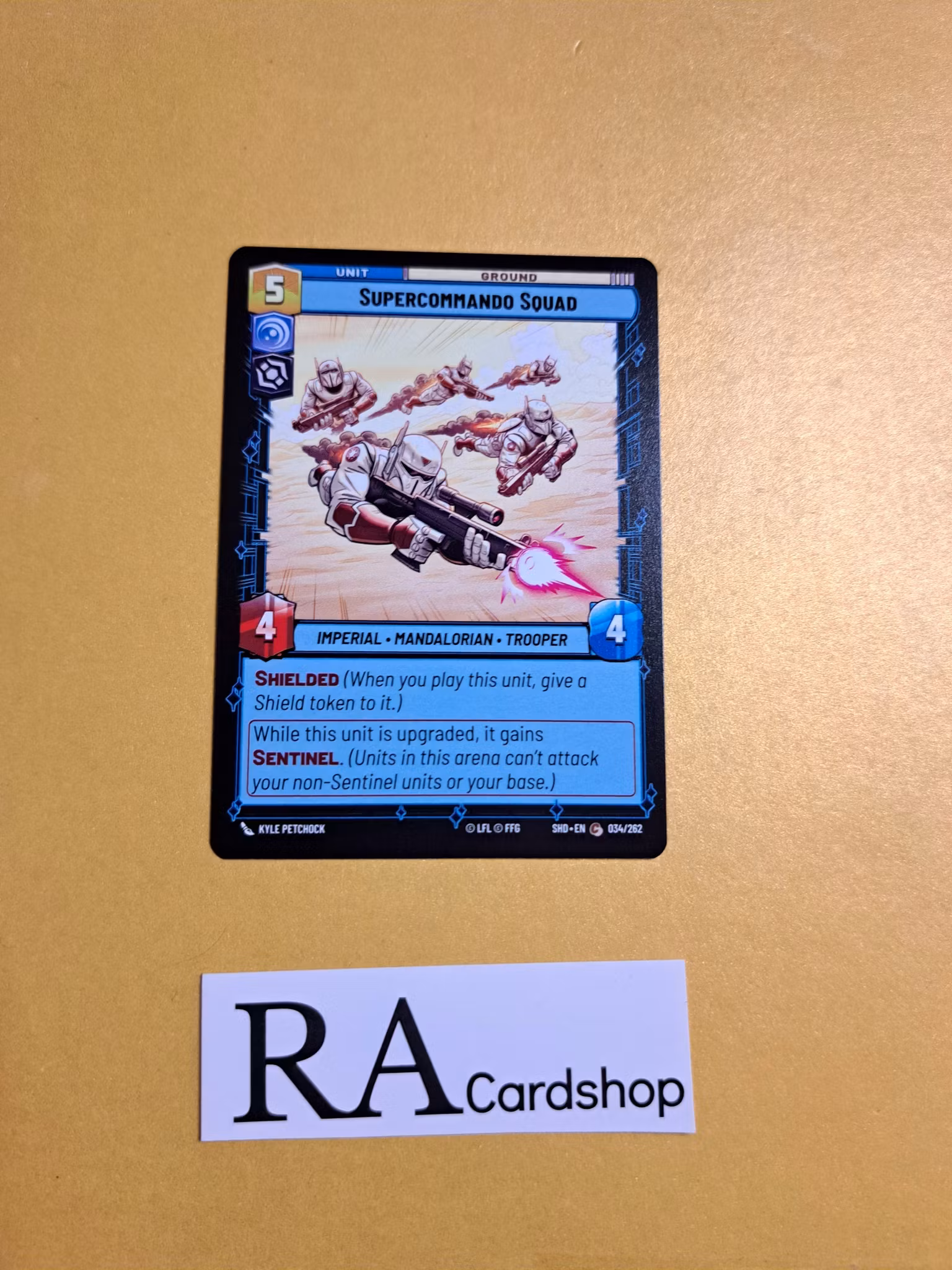 Supercommando Squad Common 034/262 Shadows of the Galaxy (SHD) Star Wars Unlimited TCG