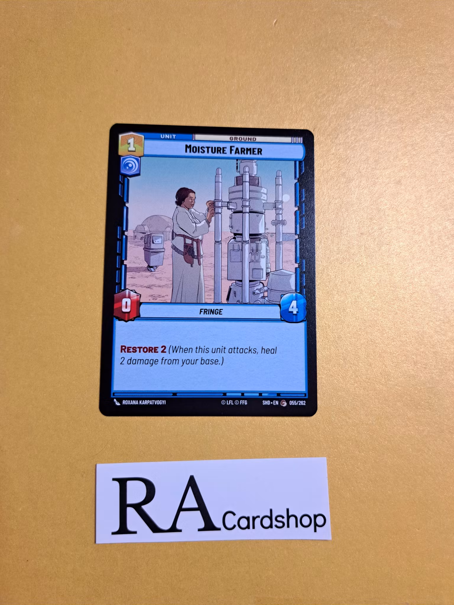 Moisture Farmer Common 055/262 Shadows of the Galaxy (SHD) Star Wars Unlimited TCG