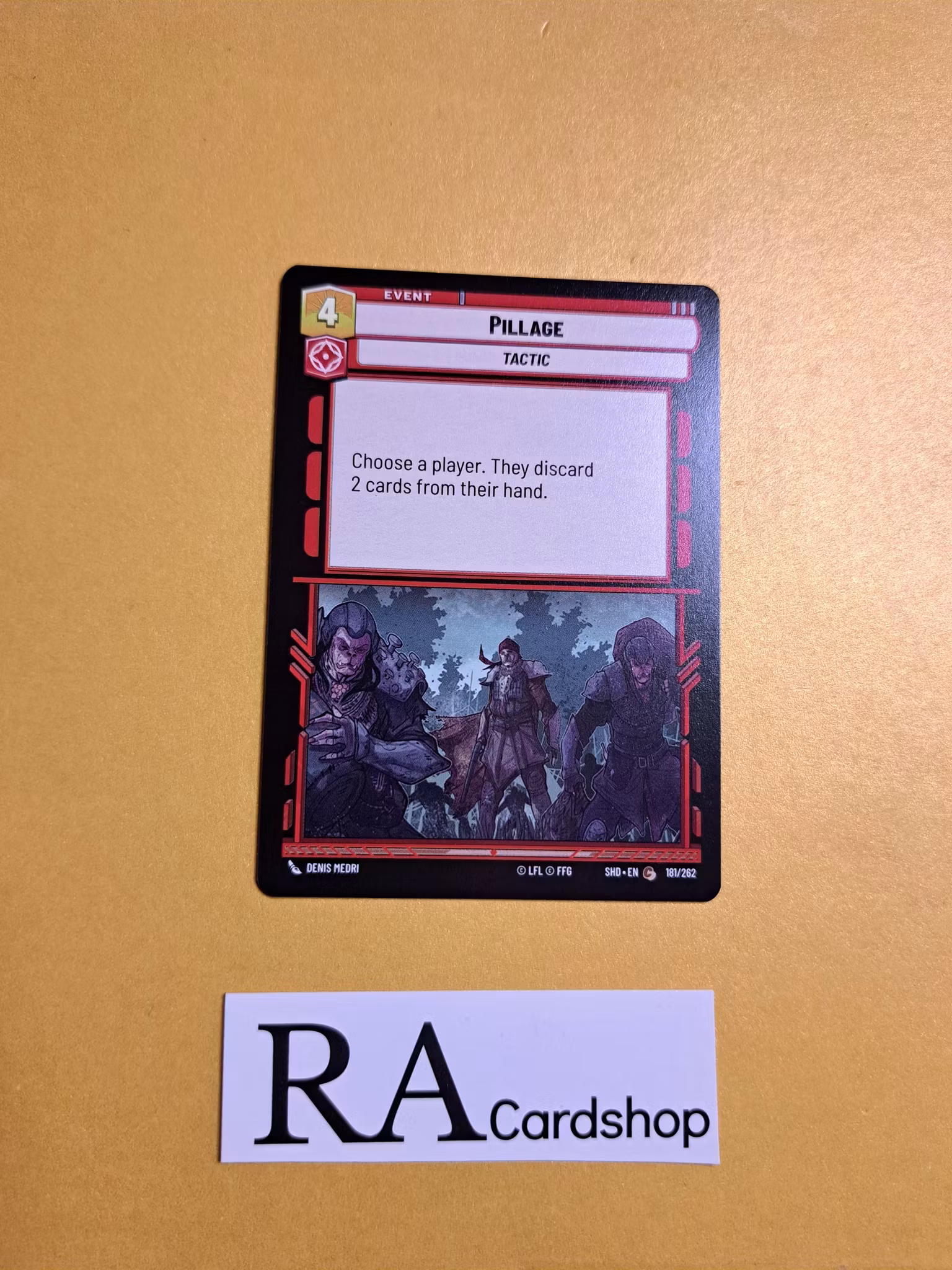 Pillage Common 181/262 Shadows of the Galaxy Star Wars Unlimited TCG
