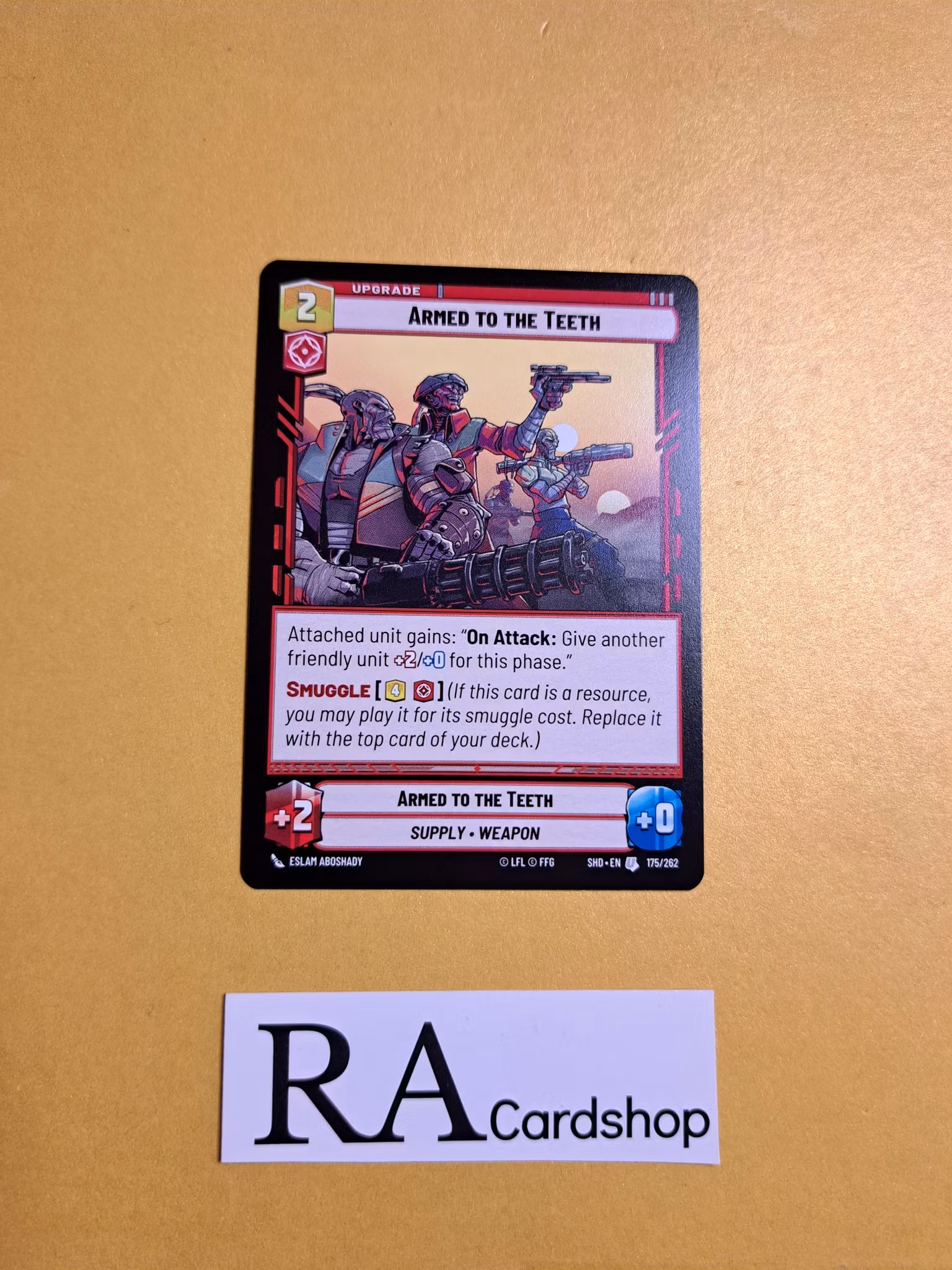 Armed to the Teeth Uncommon 175/262 Shadows of the Galaxy Star Wars Unlimited TCG
