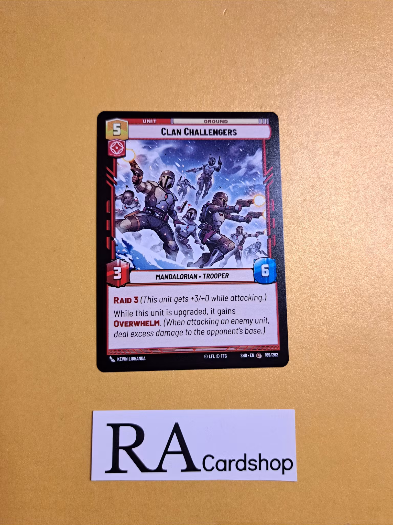 Clan Challengers Common 169/262 Shadows of the Galaxy Star Wars Unlimited TCG