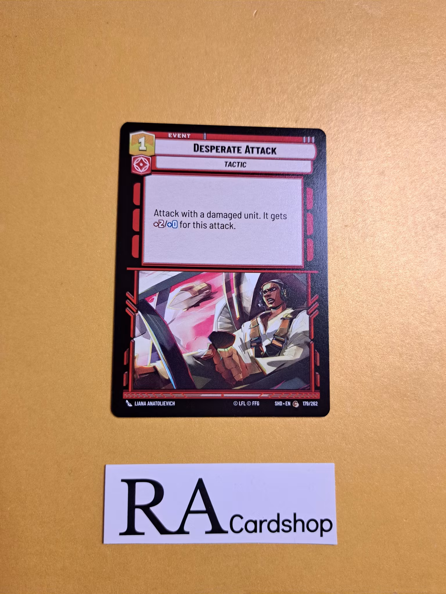 Desperate Attack Common 179/262 Shadows of the Galaxy Star Wars Unlimited TCG