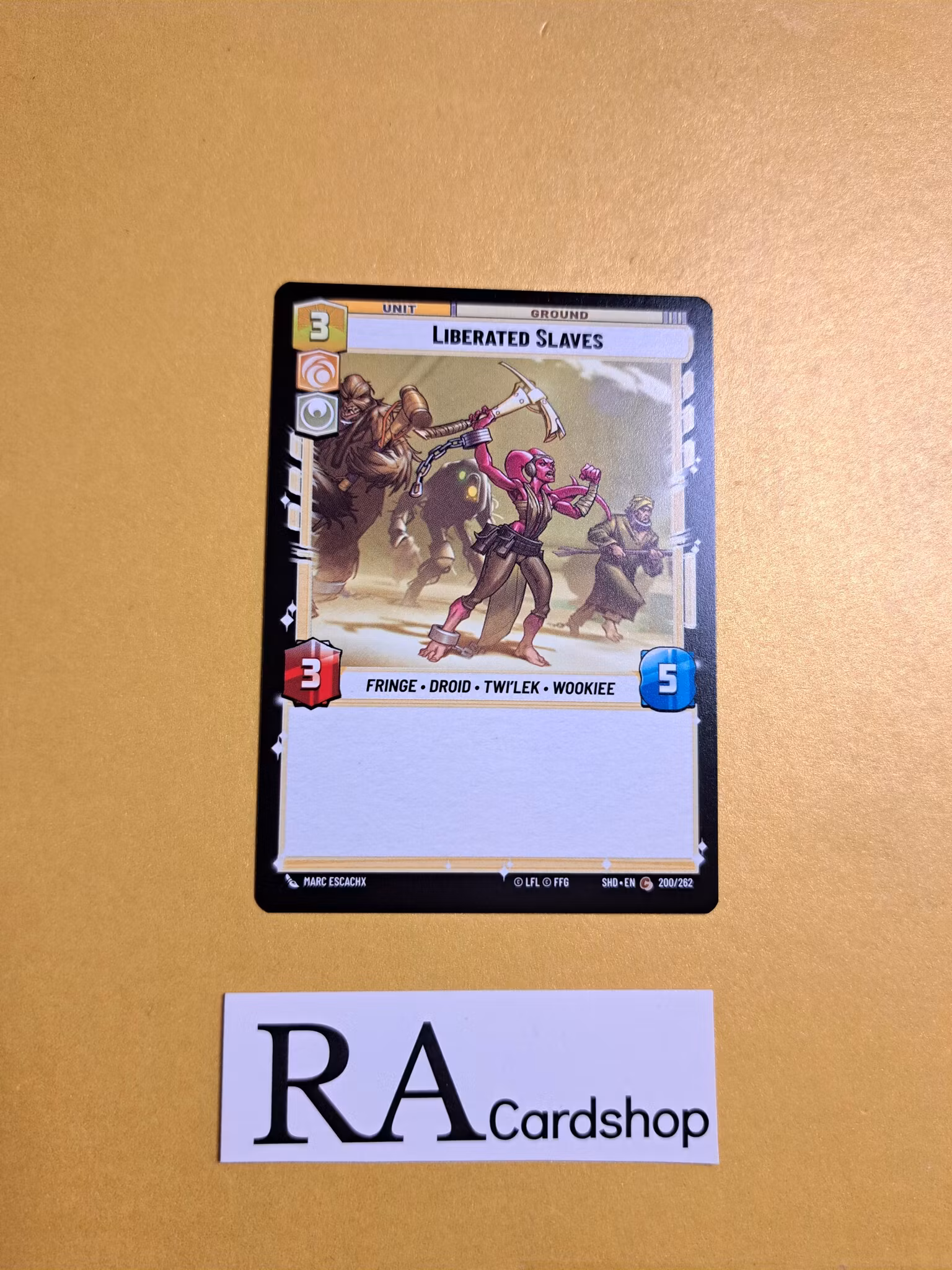 Liberated Slaves Common 200/262 Shadows of the Galaxy Star Wars Unlimited TCG