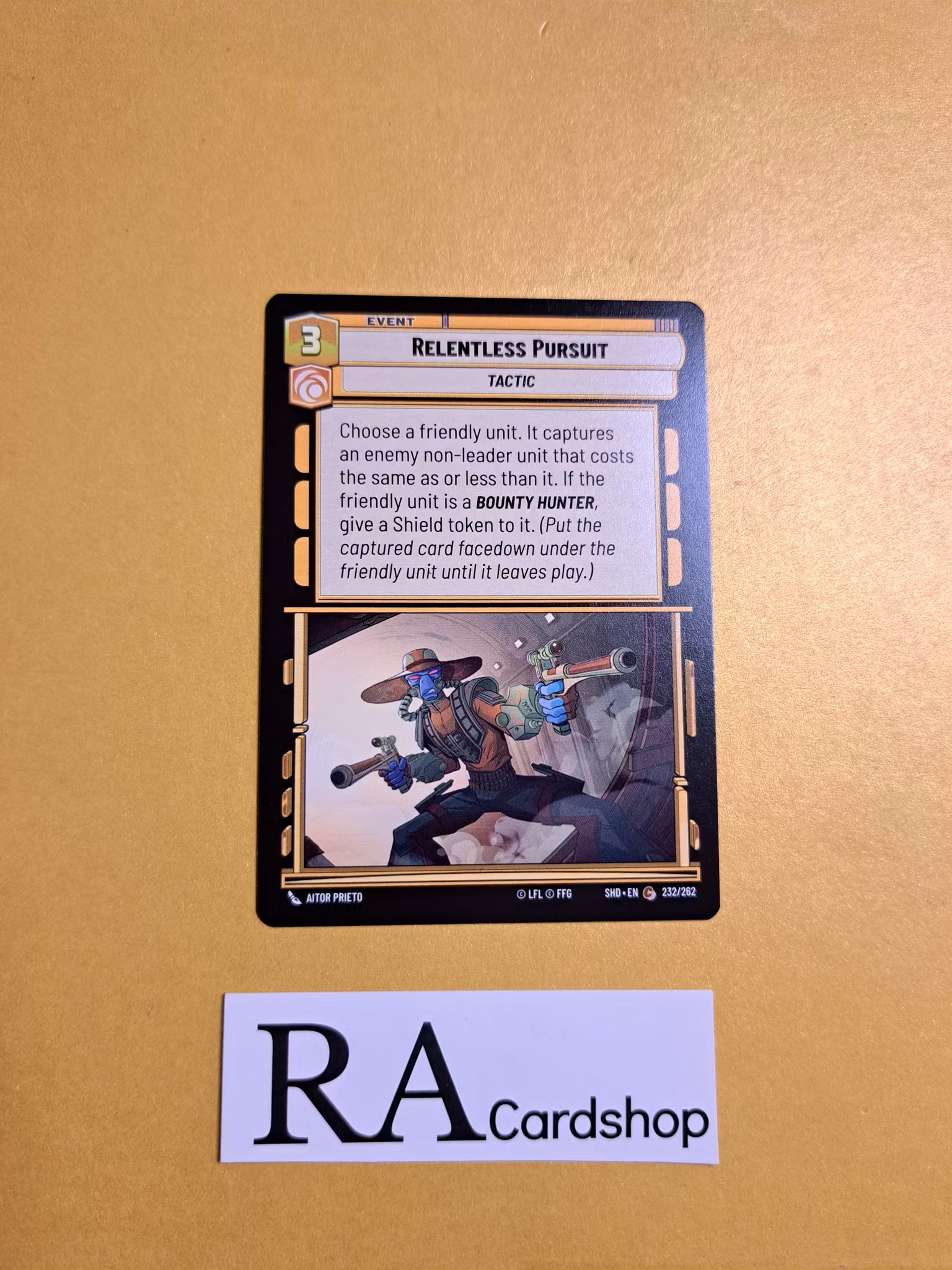 Relentless Pursuit Common 232/262 Shadows of the Galaxy Star Wars Unlimited TCG