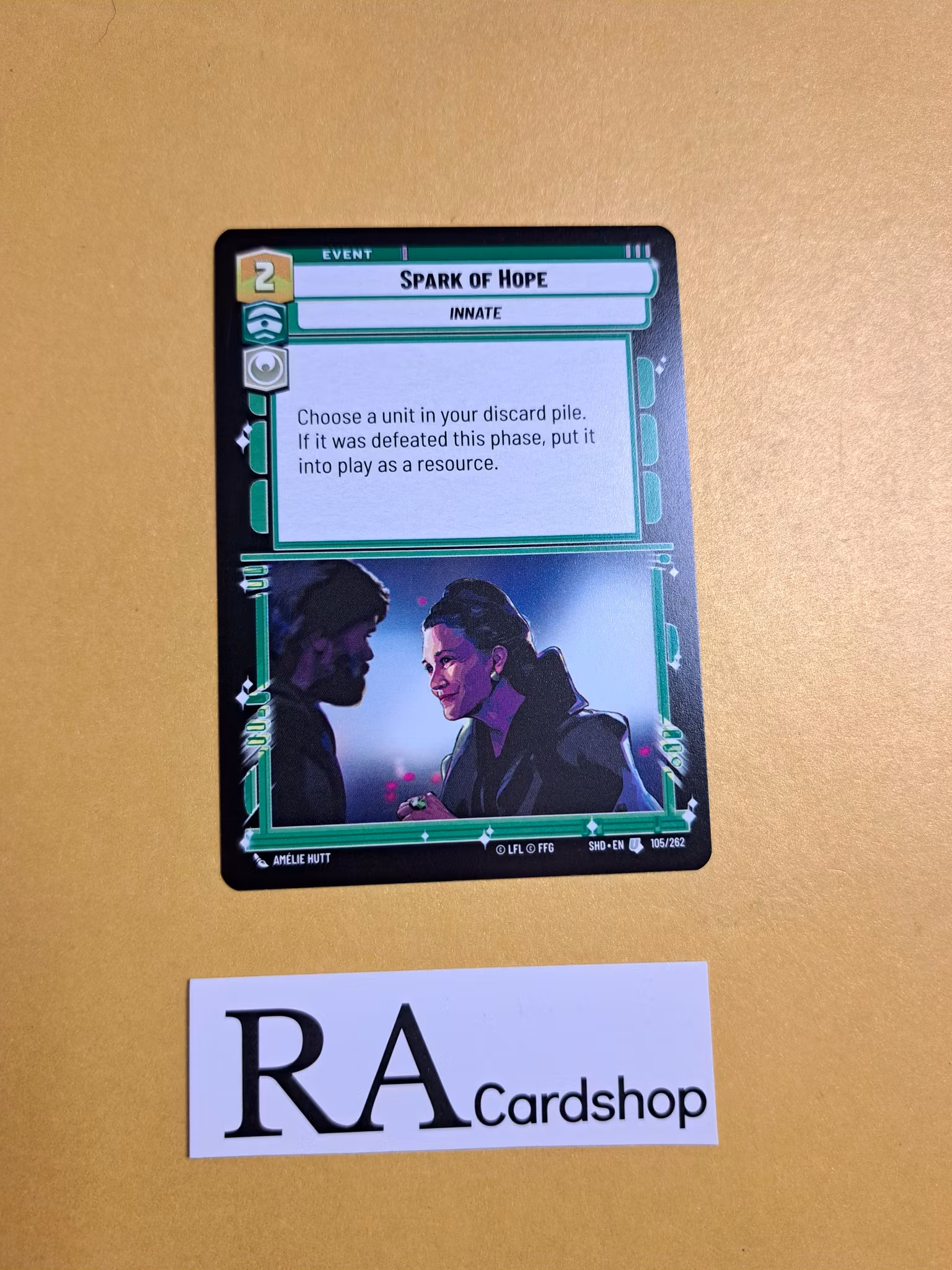 Spark of Hope Uncommon 105/262 Shadows of the Galaxy Star Wars Unlimited TCG