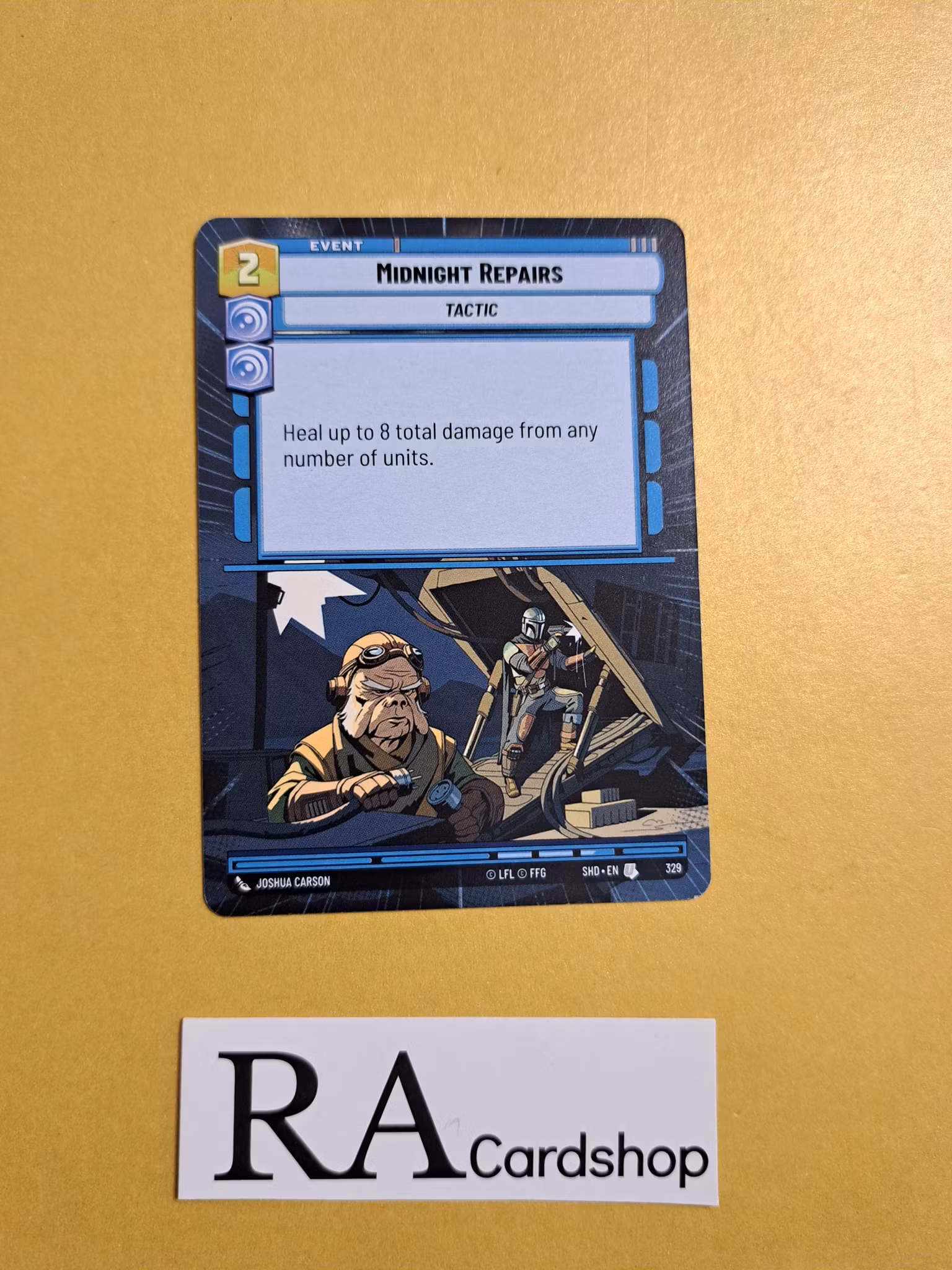 Midnight Repairs Uncommon Hyper 329 Shadows of the Galaxy Star Wars Unlimited TCG