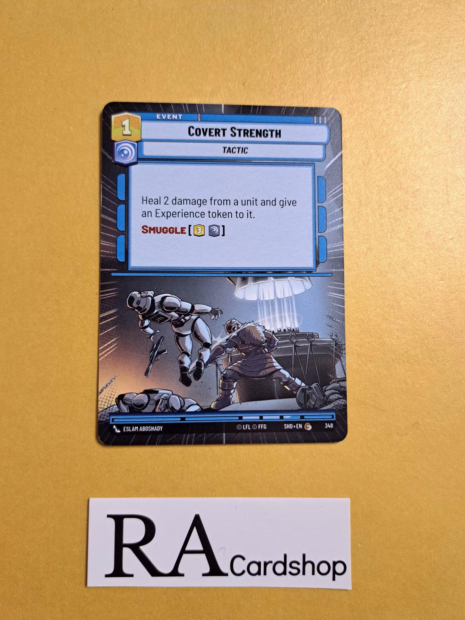 Covert Strenght Common Hyper 348 Shadows of the Galaxy Star Wars Unlimited TCG