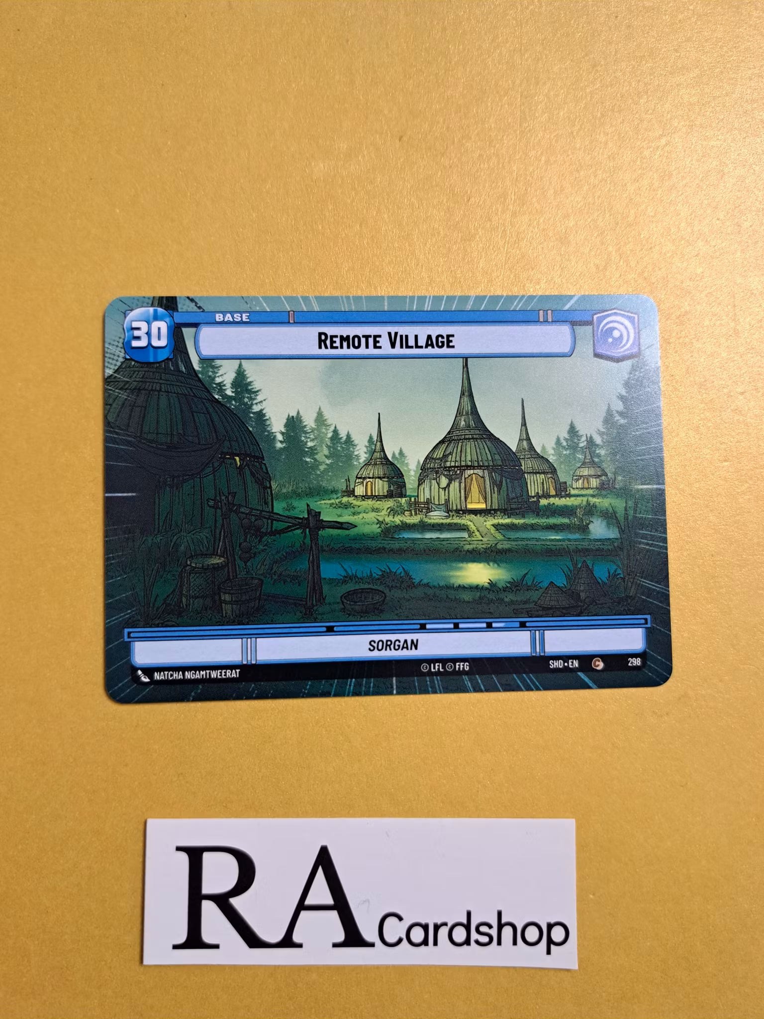 Remote Village / Shield Token Common Hyper 298 Shadows of the Galaxy Star Wars Unlimited TCG